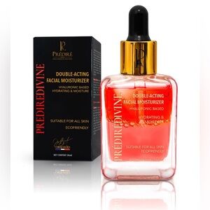 New Sealed Double Acting Facial Moisturizer Hyaluronic Based Hydrating &Moisture